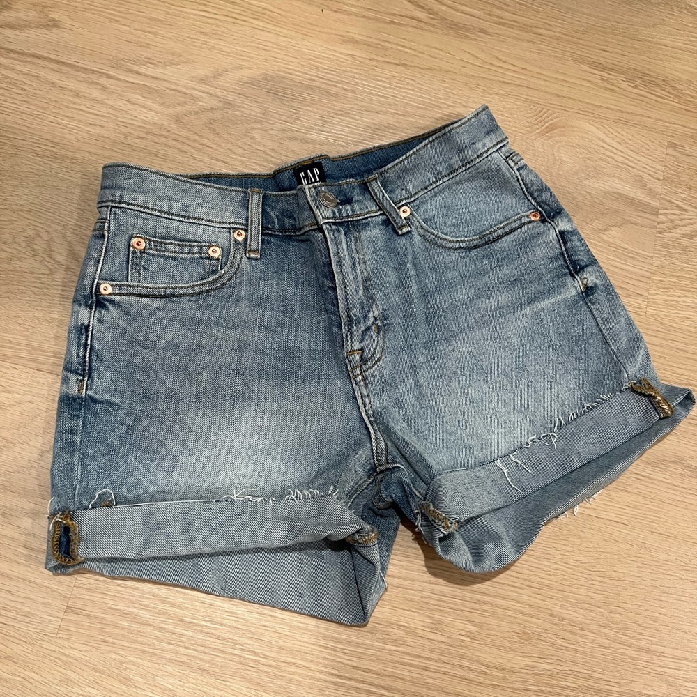 Gap Mid-Rise Jean Shorts